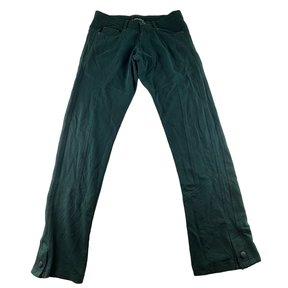 DSQUARED2 Green Straight Leg Pants